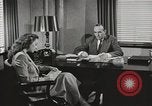 Standbild Amerikanerin als Sekretär New York United States USA, 1950, aus Sekunde 5 historischem Filmmaterial Videoclip 65675025322