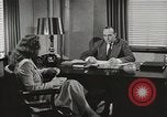 Standbild Amerikanerin als Sekretär New York United States USA, 1950, aus Sekunde 8 historischem Filmmaterial Videoclip 65675025322