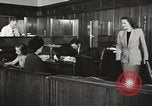 Standbild Amerikanerin als Sekretär New York United States USA, 1950, aus Sekunde 28 historischem Filmmaterial Videoclip 65675025322