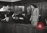 Standbild Amerikanerin als Sekretär New York United States USA, 1950, aus Sekunde 29 historischem Filmmaterial Videoclip 65675025322