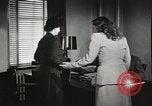 Standbild Amerikanerin als Sekretär New York United States USA, 1950, aus Sekunde 46 historischem Filmmaterial Videoclip 65675025322