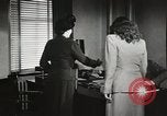 Standbild Amerikanerin als Sekretär New York United States USA, 1950, aus Sekunde 47 historischem Filmmaterial Videoclip 65675025322