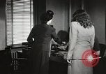 Standbild Amerikanerin als Sekretär New York United States USA, 1950, aus Sekunde 48 historischem Filmmaterial Videoclip 65675025322