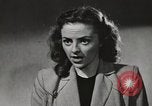 Standbild Amerikanerin als Sekretär New York United States USA, 1950, aus Sekunde 55 historischem Filmmaterial Videoclip 65675025322