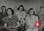 Standbild Frauen Wähler United States USA, 1947, aus Sekunde 54 historischem Filmmaterial Videoclip 65675025324