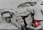 Standbild Ford 3 Tonne M1918 light Tanks umgeworfen während des Tests Michigan United States USA, 1918, aus Sekunde 11 historischem Filmmaterial Videoclip 65675025330