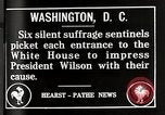 Immagine di Donne suffragettes Washington DC USA, 1917, secondo 4 filmato di repertorio 65675025352