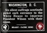 Immagine di Donne suffragettes Washington DC USA, 1917, secondo 6 filmato di repertorio 65675025352