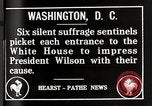 Immagine di Donne suffragettes Washington DC USA, 1917, secondo 8 filmato di repertorio 65675025352