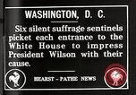Immagine di Donne suffragettes Washington DC USA, 1917, secondo 9 filmato di repertorio 65675025352