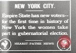 Image of Women vote New York City USA, 1920, second 1 stock footage video 65675025353
