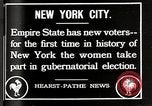 Image of Women vote New York City USA, 1920, second 4 stock footage video 65675025353