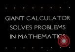 Image of Giant calculator Boston Massachusetts USA, 1944, second 1 stock footage video 65675025364