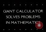 Image of Giant calculator Boston Massachusetts USA, 1944, second 3 stock footage video 65675025364