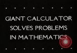 Image of Giant calculator Boston Massachusetts USA, 1944, second 5 stock footage video 65675025364