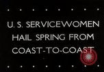 Image of US service women Washington DC USA, 1944, second 1 stock footage video 65675025369