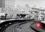 Image of Train passing Hippodrome New York United States USA, 1919, second 19 stock footage video 65675025399