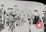 Image of New York Harbor and Brooklyn Bridge seen from steamship New York City USA, 1917, second 7 stock footage video 65675025400