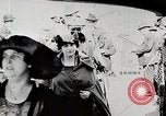 Image of New York Harbor and Brooklyn Bridge seen from steamship New York City USA, 1917, second 15 stock footage video 65675025400