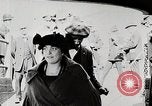 Image of New York Harbor and Brooklyn Bridge seen from steamship New York City USA, 1917, second 16 stock footage video 65675025400