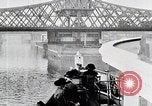 Image of New York Harbor and Brooklyn Bridge seen from steamship New York City USA, 1917, second 46 stock footage video 65675025400