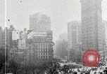 Image of Flat Iron Building New York City USA, 1919, second 4 stock footage video 65675025401