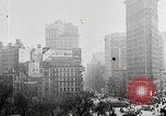 Image of Flat Iron Building New York City USA, 1919, second 8 stock footage video 65675025401