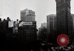 Image of Flat Iron Building New York City USA, 1919, second 10 stock footage video 65675025401