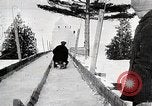 Standbild Luge Rennen United States USA, 1919, aus Sekunde 9 historischem Filmmaterial Videoclip 65675025414