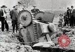 Image of World War 1 U.S. Army Ford tank testing United States USA, 1918, second 22 stock footage video 65675025440