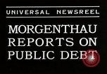 Image of Secretary Henry Morgenthau Jr Washington DC USA, 1934, second 6 stock footage video 65675025445