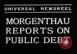 Image of Secretary Henry Morgenthau Jr Washington DC USA, 1934, second 8 stock footage video 65675025445