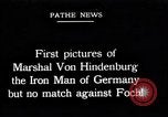 Image of Marshal Paul Von Hindenburg Germany, 1916, second 1 stock footage video 65675025506