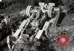 Immagine di Stati Uniti Esercito convoglio motore carrello ribaltato Fulton Illinois USA, 1919, secondo 54 filmato di repertorio 65675025547