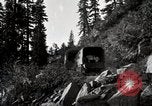 Image of U.S. Army motor transport convoy crossing mountains California United States USA, 1919, second 6 stock footage video 65675025559