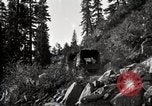 Image of U.S. Army motor transport convoy crossing mountains California United States USA, 1919, second 7 stock footage video 65675025559
