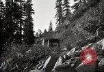 Image of U.S. Army motor transport convoy crossing mountains California United States USA, 1919, second 10 stock footage video 65675025559