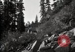 Image of U.S. Army motor transport convoy crossing mountains California United States USA, 1919, second 15 stock footage video 65675025559