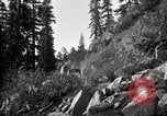 Image of U.S. Army motor transport convoy crossing mountains California United States USA, 1919, second 16 stock footage video 65675025559