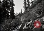 Image of U.S. Army motor transport convoy crossing mountains California United States USA, 1919, second 17 stock footage video 65675025559