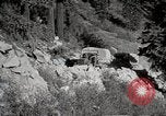 Image of U.S. Army motor transport convoy crossing mountains California United States USA, 1919, second 20 stock footage video 65675025559
