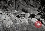 Image of U.S. Army motor transport convoy crossing mountains California United States USA, 1919, second 21 stock footage video 65675025559