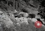 Image of U.S. Army motor transport convoy crossing mountains California United States USA, 1919, second 22 stock footage video 65675025559