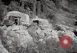 Image of U.S. Army motor transport convoy crossing mountains California United States USA, 1919, second 33 stock footage video 65675025559