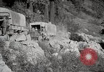 Image of U.S. Army motor transport convoy crossing mountains California United States USA, 1919, second 36 stock footage video 65675025559