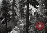 Image of U.S. Army motor transport convoy in picturesque mountains California United States USA, 1919, second 4 stock footage video 65675025560