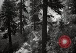 Image of U.S. Army motor transport convoy in picturesque mountains California United States USA, 1919, second 8 stock footage video 65675025560