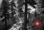 Image of U.S. Army motor transport convoy in picturesque mountains California United States USA, 1919, second 11 stock footage video 65675025560