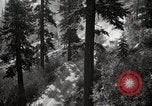 Image of U.S. Army motor transport convoy in picturesque mountains California United States USA, 1919, second 12 stock footage video 65675025560