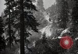 Image of U.S. Army motor transport convoy in picturesque mountains California United States USA, 1919, second 25 stock footage video 65675025560
